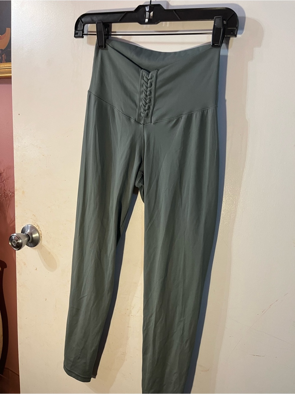 Aerie High-Waist Active Leggings in Sage Green